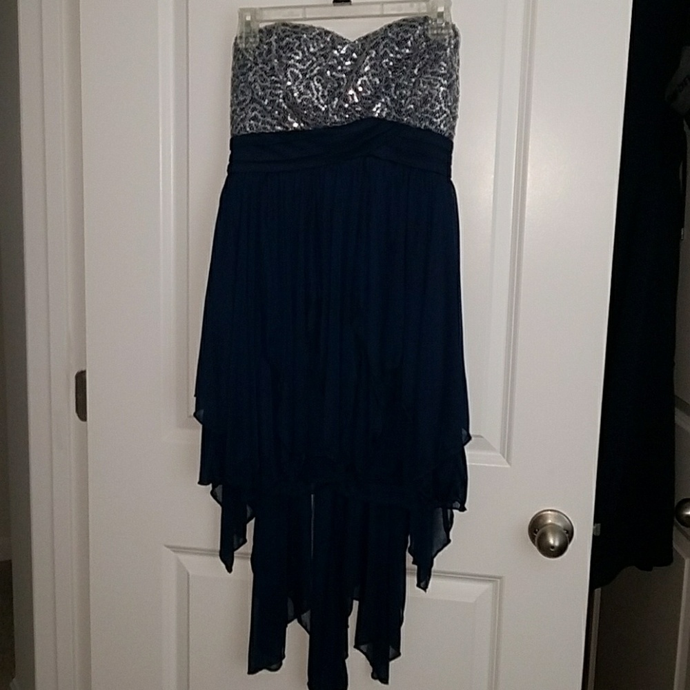 Blue and Silver Dress